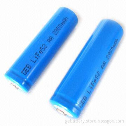 LiFe AA Battery with 2,900mAh High Capacity, Used in DVD and Other Digital Products